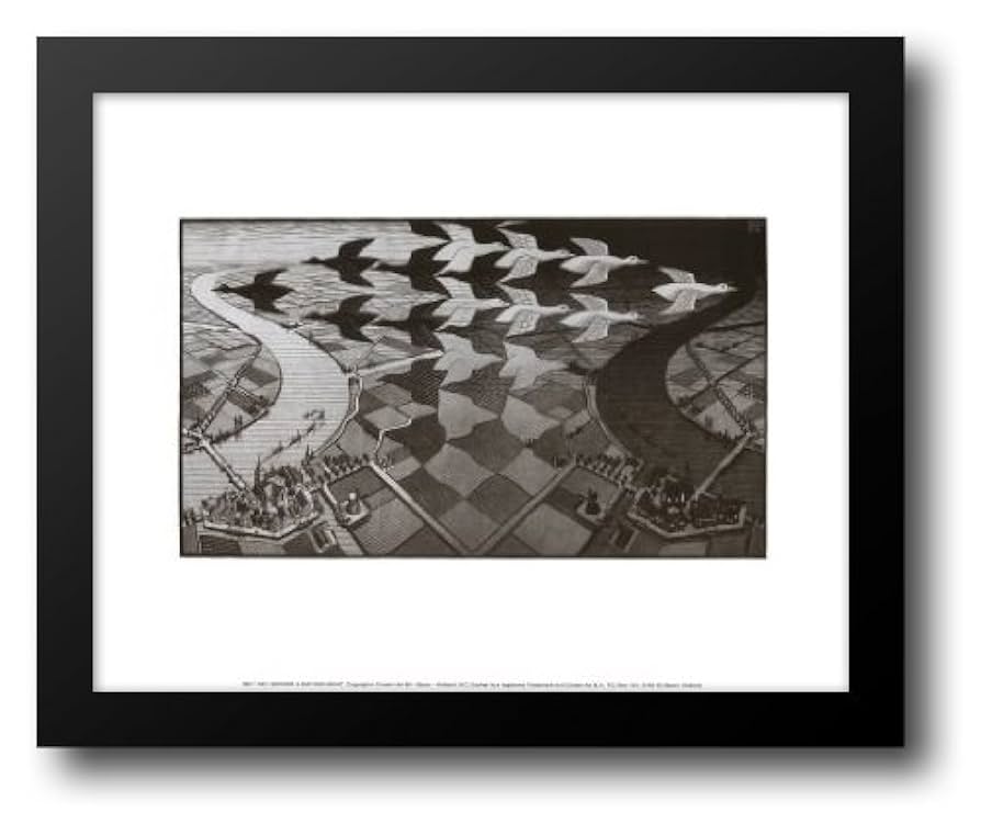 M.C. Escher mcエッシャー　Day&Night 昼と夜 昼と夜（MC エッシャー） ポスター販売のアズポスター｜ポスター